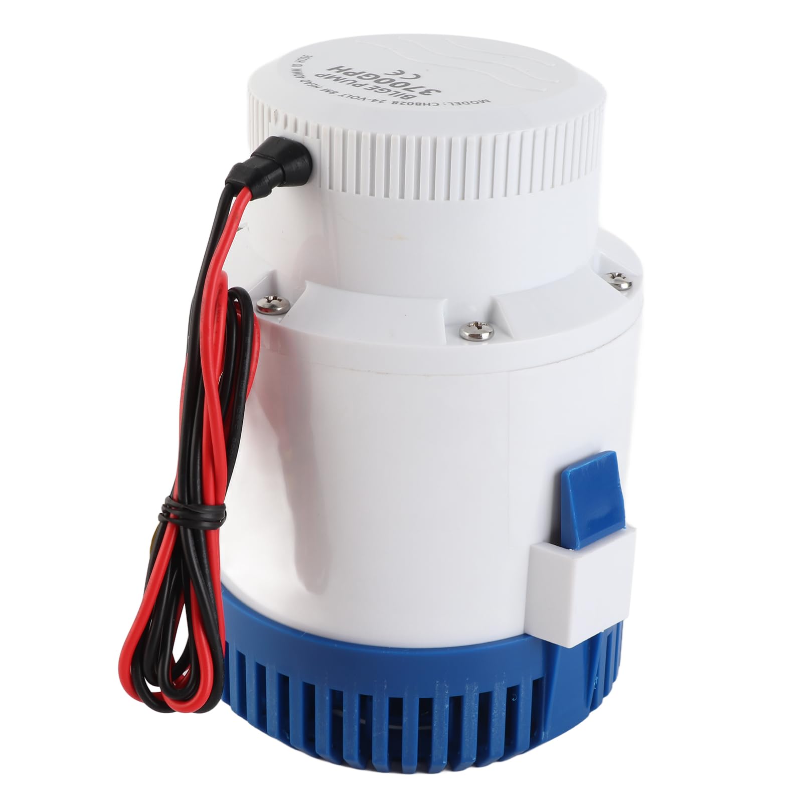 Pompa di Sentina 24 V 3700 GPH - Pompa di Sentina Elettrica per Impianti Idraulici Marini con Prevenzione del Surriscaldamento, Bassa rumorosità e Prestazioni Efficienti per Barche e -