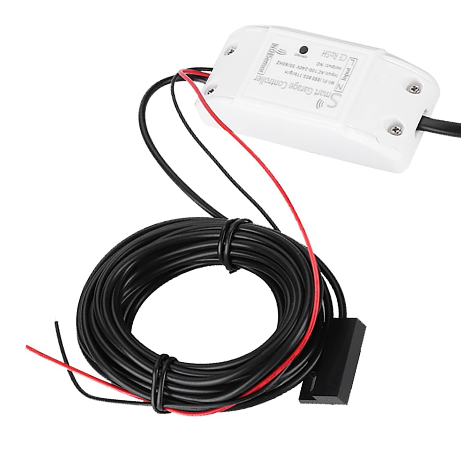 Intelligenter Garagentoröffner, Universelle 2,4 GHz WiFi Garagentorsteuerung, Türöffner mit Fernbedienung für Die Meisten Garagentoröffner(EU)
