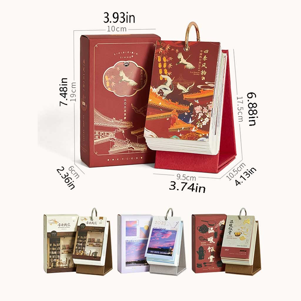 Bureau kalender Staande flip-kalender met dik papier 365 dagen takenlijst en notities Dagelijkse flip-kalender voor keuken Office School Jaarplanner Bureau kalender Staande flip-kalender met dik papier 365 dagen takenlijst en notities Dagelijkse flip-kalender voor keuken Office School Jaarplanner