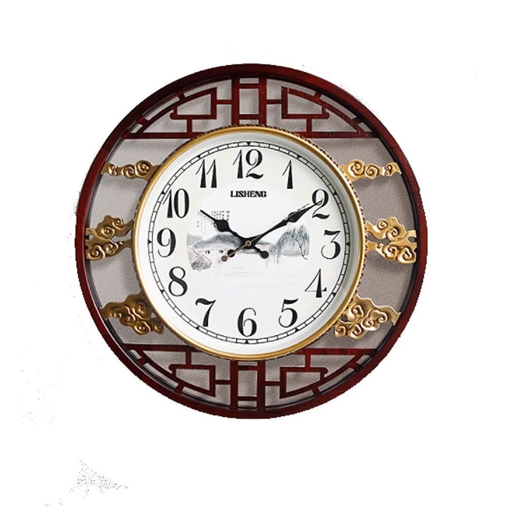 Horloge murale créative pour chambre à coucher et salon style classique