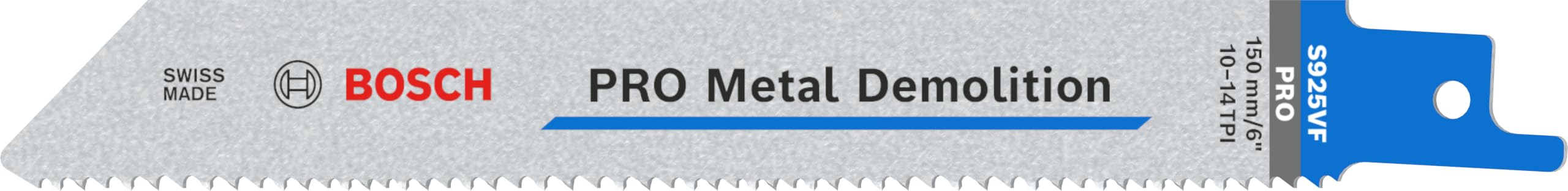Lames de Scie Sabre Bosch PRO Metal S925VF - 5 Pièces pour Démolition Métallique