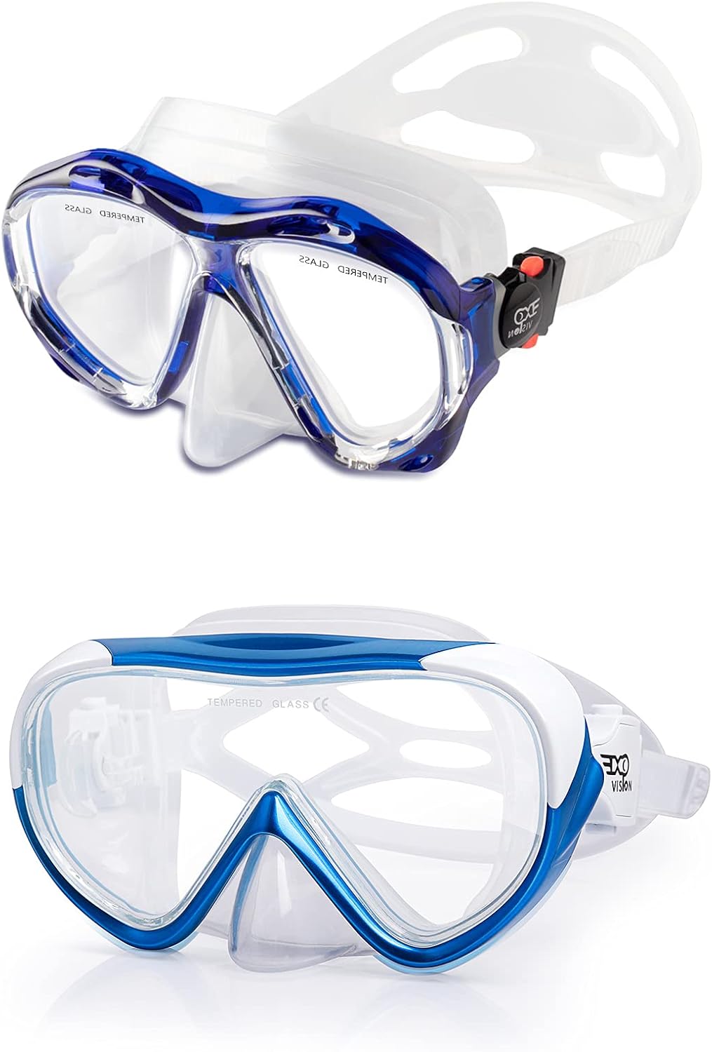 Kids Diving Mask 180° Panoramic Swim Mask AntiFog Child Swim Goggles
