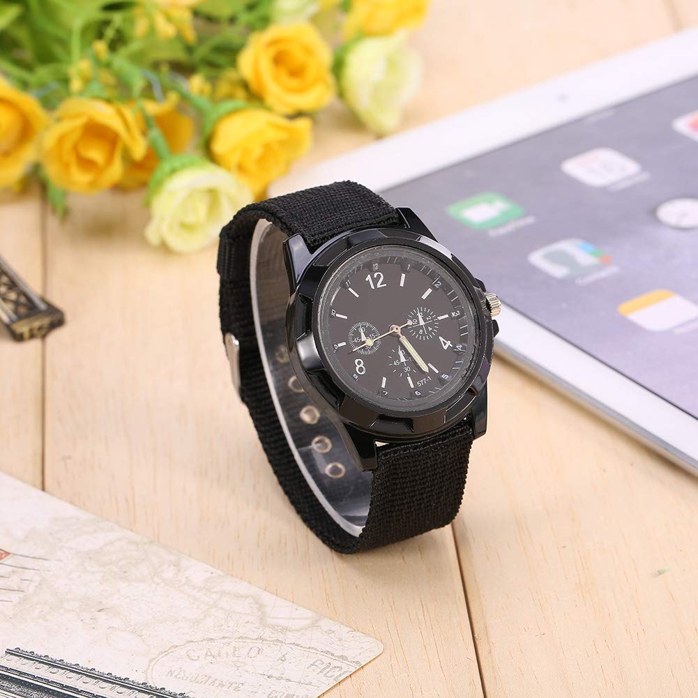 Pwshymi Orologio da Polso elettronico, modalità di Risparmio energetico Orologio Digitale Sportivo Cinturino in Silicone Resistente e preciso tempismo per Il Movimento per Andare in Classe(Nero