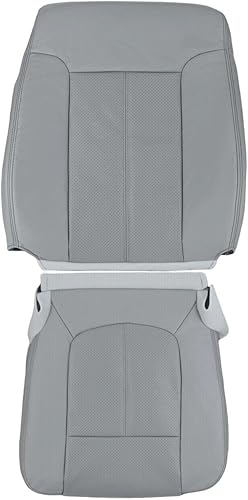 Miniatura 1 de US Auto Seat Cover Fundas de cuero para Ford F450 F550 Lariat de 2011 a 2016 color gris