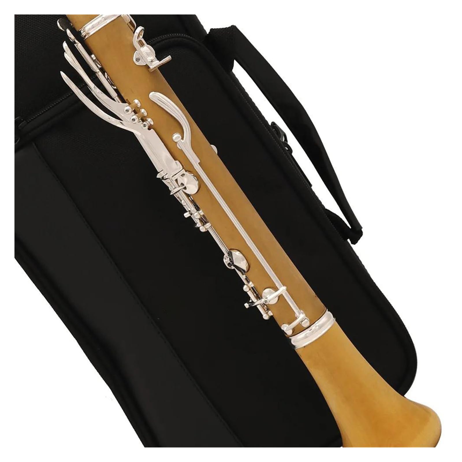 Professionale Clarinetto 19 Tasti Tono Sib Corpo In Bosso Chiavi Placcate Argento Clarinetto Con Bocchino E Custodia Rigida