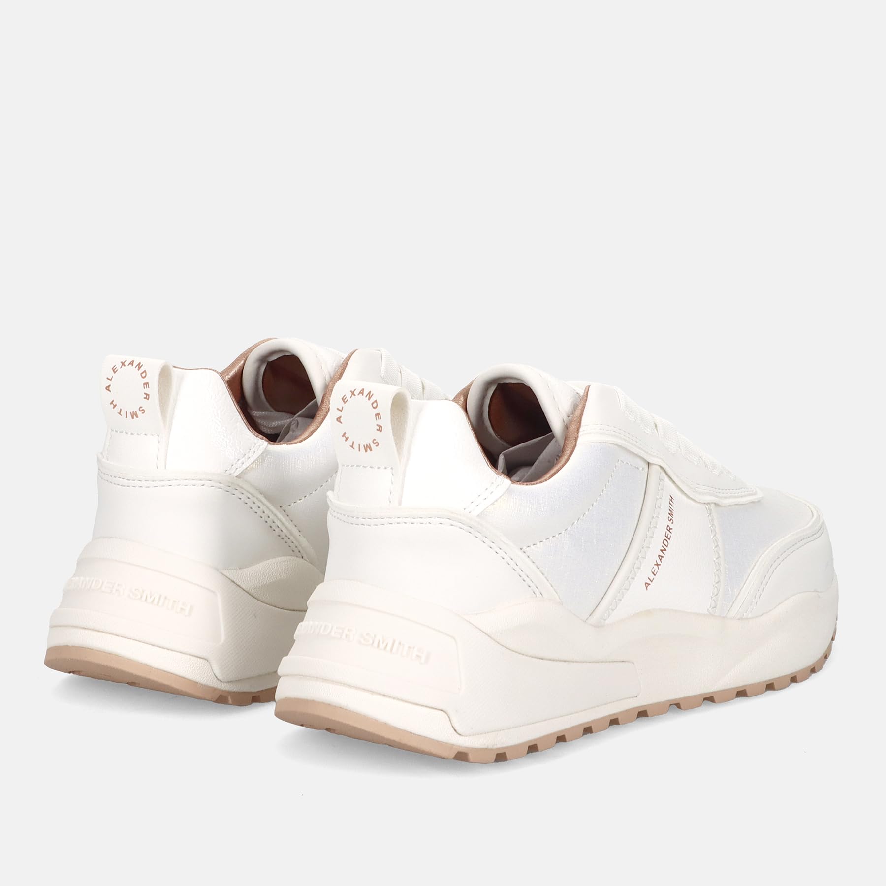 ALEXANDER SMITH Sneaker vegana da Donna x ACBC Eco-Dover Bianca - AEBBEDW 8071 TWT - Taglia