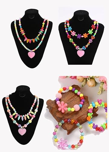 Miniatura 5 de Zhetwour Cuentas de bricolaje para hacer joyas, kit de cuentas de unicornio para hacer pulseras para niñas con concha de estrella de mar de perla,