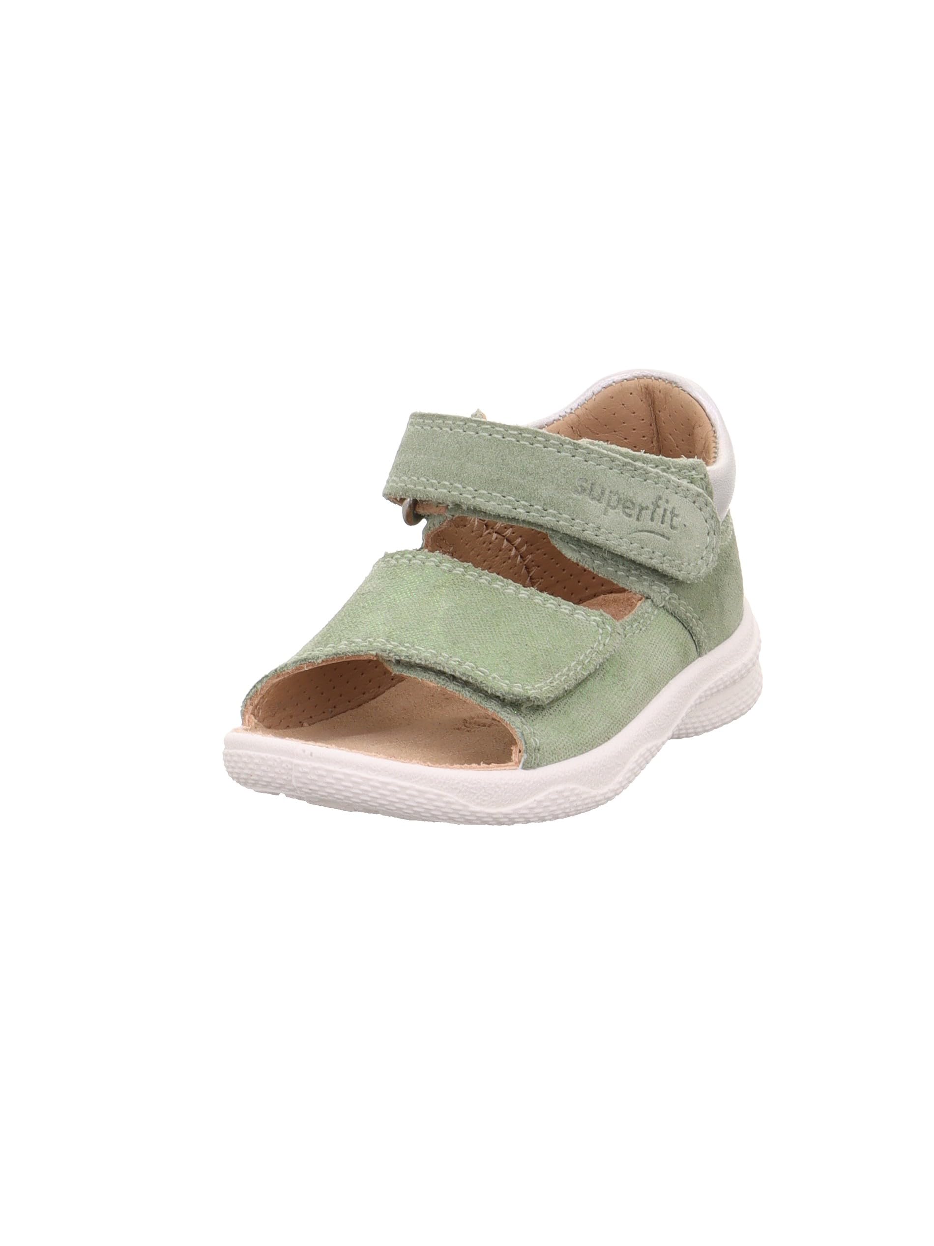Superfit Girls' Polly Sandals, Light green 7500, 4 UK Child