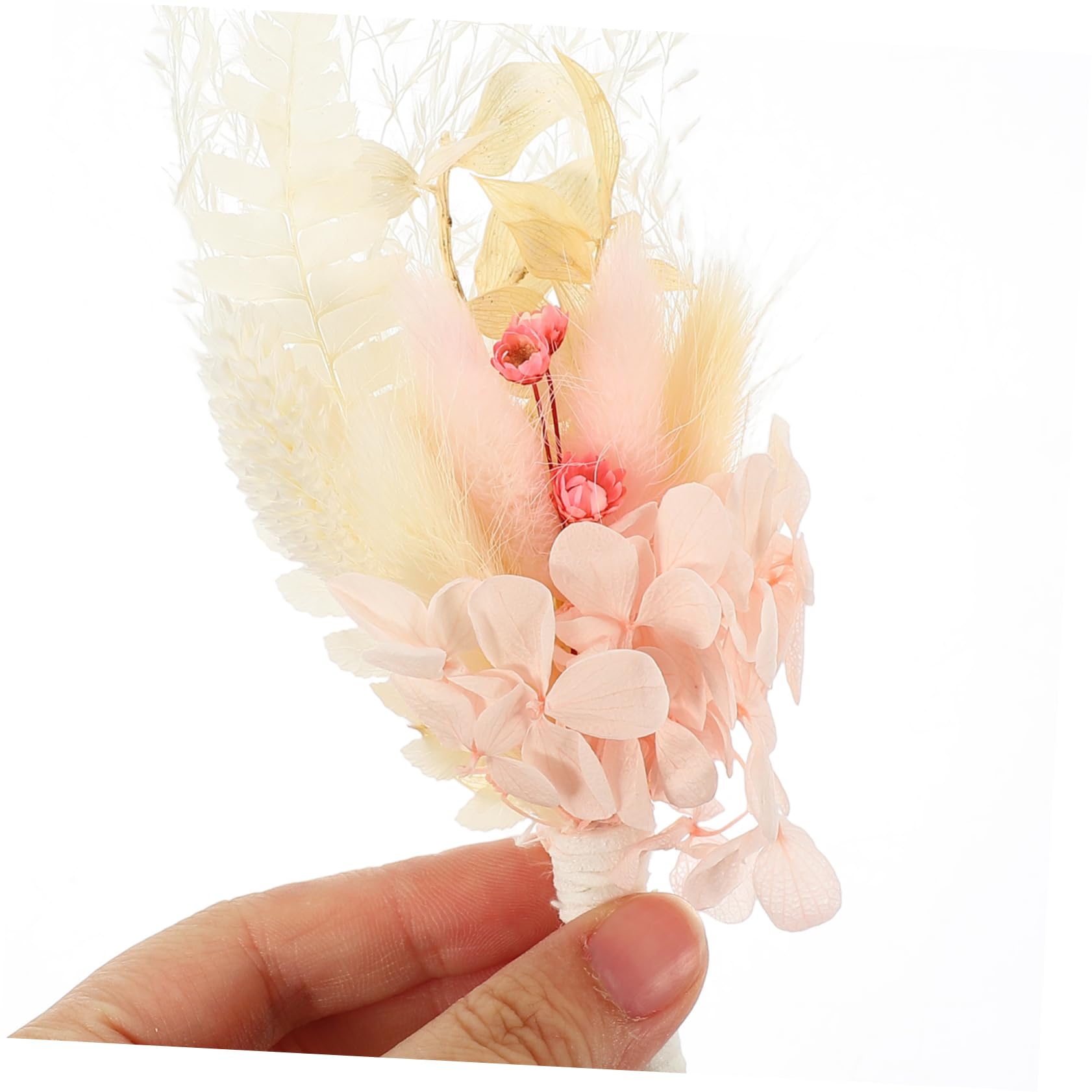 STOBAZA 4stücke Mini Trockenblumenstrauß Boho Blumen Für Hochzeit -Dekoration Fotorahmen Heimdekoration Naturgetrocknete Blumen Für Festliche Anlässe Und Kreative Arrangements