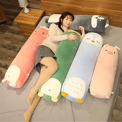 Miniatura 4 de Almohada de cuerpo largo Kawaii Bear  Animal de peluche de 39.3 pulgadas  Suave, comodidad abrazable para adultos y niños para cumpleaños, San