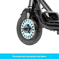 Vista 10 de Segway Ninebot eKickScooter - Electric Scooter for Kids 6-14, w/t Adjustable Handlebar Height (Only C2 Pro) for Riders up to 132 lbs, Includes New