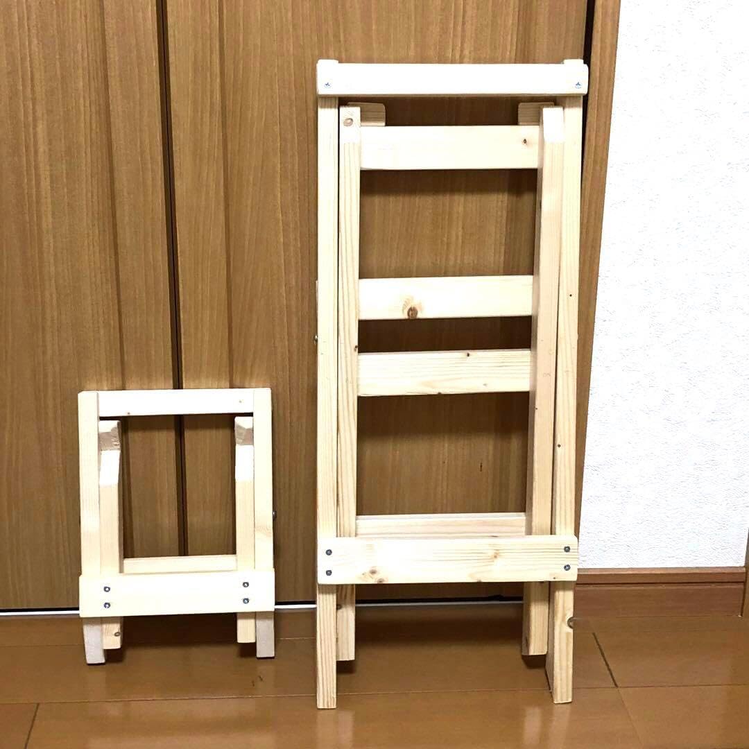 太鼓台 (キッズ和太鼓用)立奏台と座台のセット 締太鼓