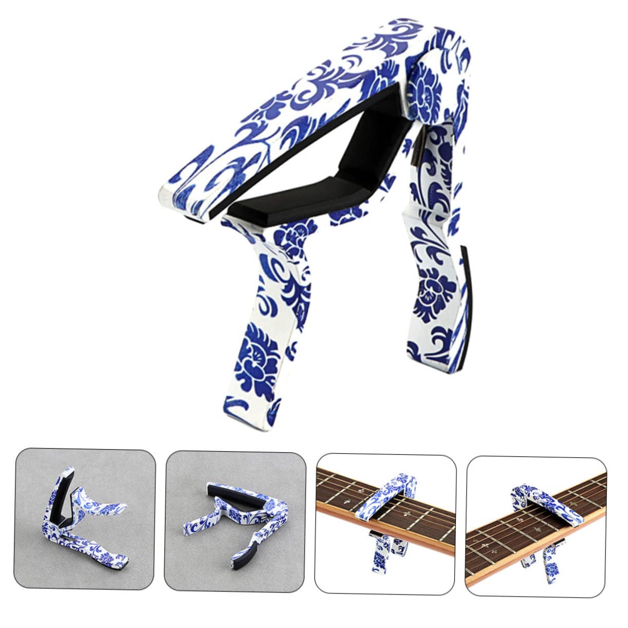 Yardwe 4 Piezas cejilla de guitarra accesorio de guitarra s electricas capo acústica bajo cejilla electrica accesorios de Metal