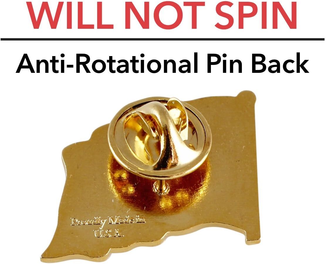 American Flag Lapel Pin Proudly Made in USA (1 Piece) image 3