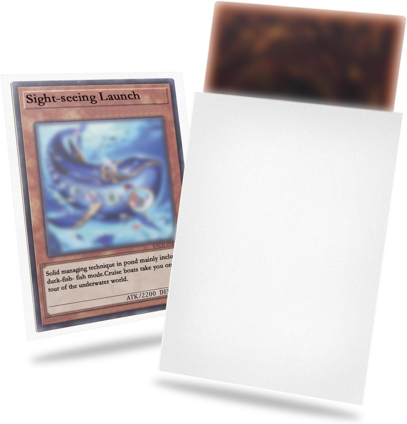 Black Card Sleeve 200 Pack Compatible with Yu-gi-oh Card Sleeve Japanese Small Card Sleeves 62x89mm, Back Textured Perfect Shuffling, Protect Your Japanese Sized Trading Cards Photocard Never Tear