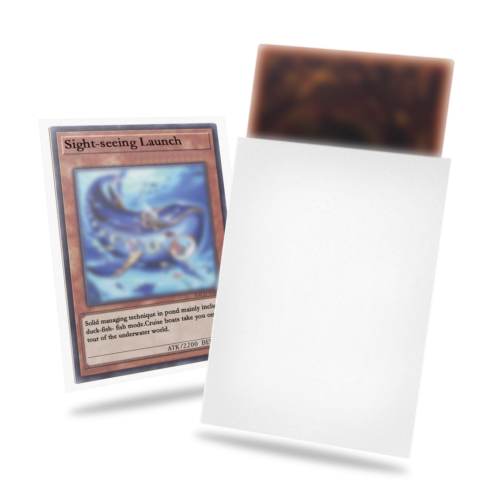 Amazon.com: White Card Sleeve 200 Pack Compatible with Yu-gi-oh