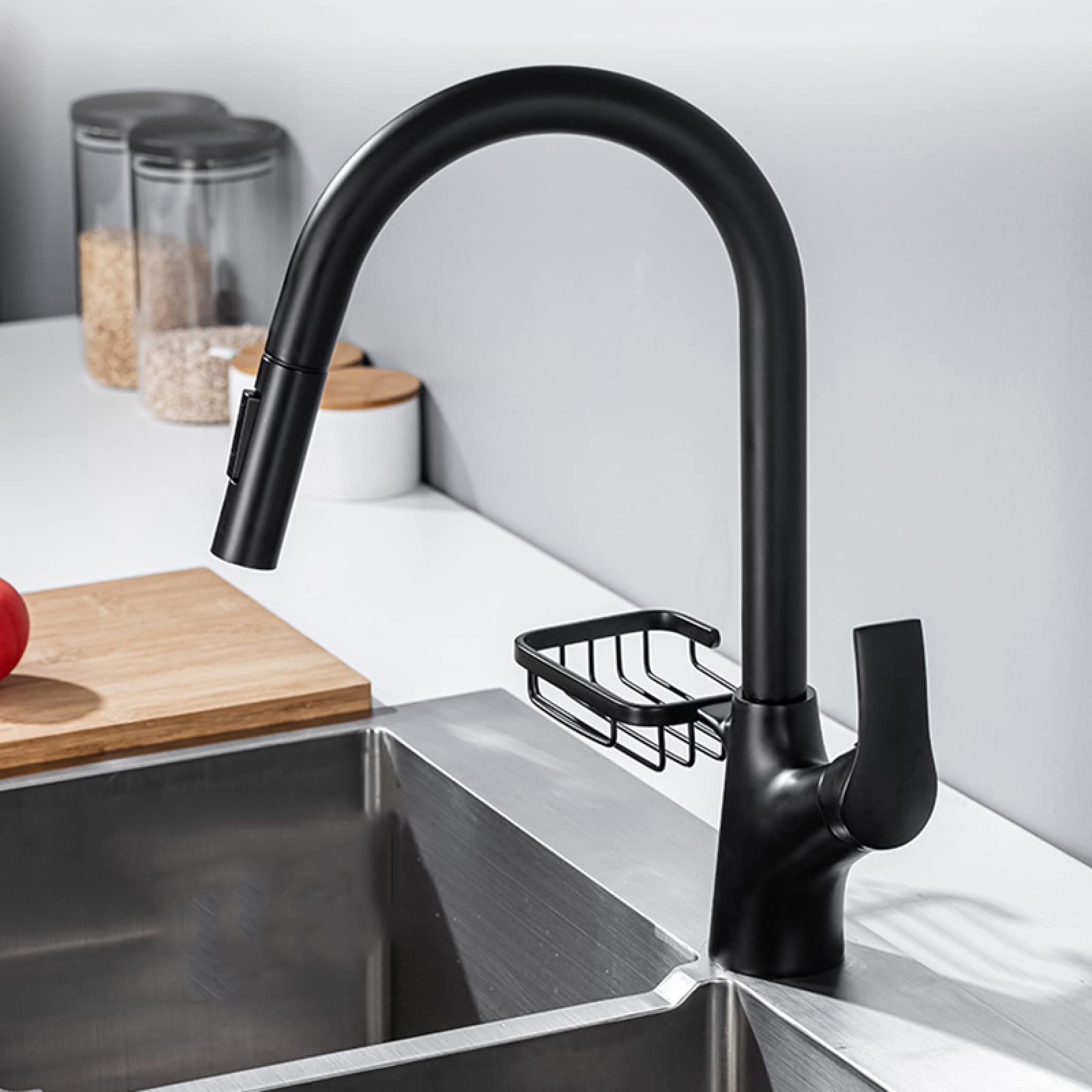 Robinet d'évier de cuisine avec 2 types de modes de sortie d'eau jet et spray - 8