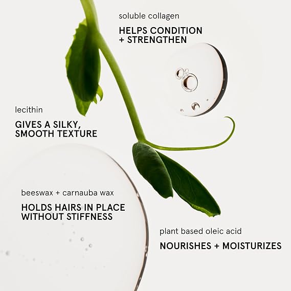 Glossier Boy Brow Eyebrow Gel & Volumizing Pomade, Black | Subtly Tinted, Defines, Conditions, Thickens & Shapes Eyebrows, Creamy Flexible Hold, No Flaking, Precision Application