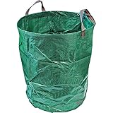 CampTeck U6666 300 litros Bolsa de Jardín Compatible con Residuos Polipropileno Resistente Saco de Jardín Reutilizable