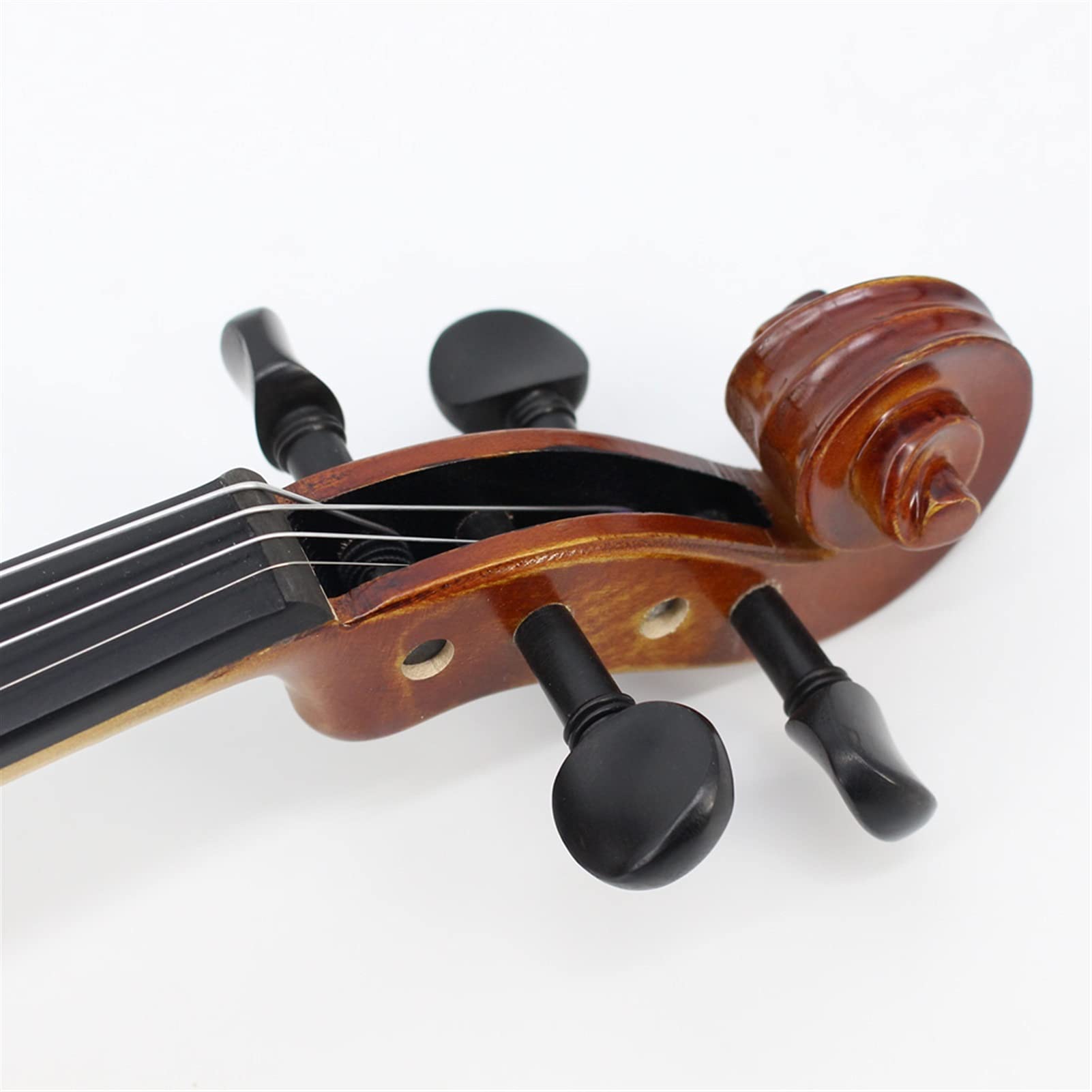 Violino Acustico In Acero Antico Opaco Parti Di Ebano Studenti A Grandezza Naturale Violino Per Principianti 1/4,1/2,3/4,4/4 violino principianti(4/4)
