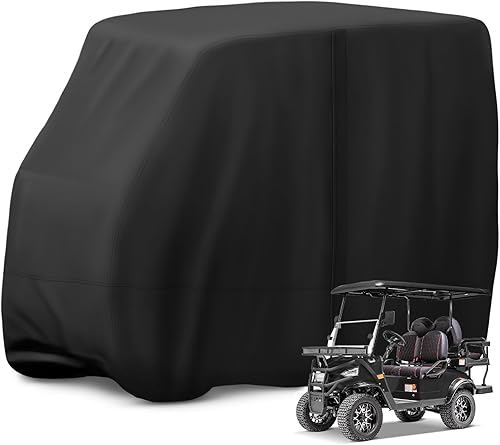 Miniatura 7 de Fundas para carrito de golf para 46 pasajeros, cubierta impermeable 420D para la mayoría de las marcas de carritos de golf, accesorios protectores