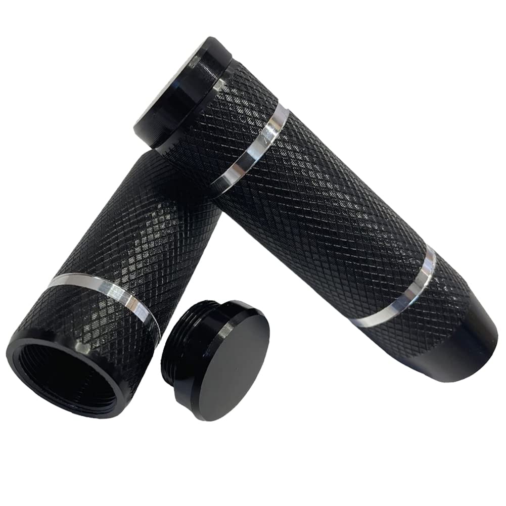 WADEKING WHW Quick-Release Bike Pegs, Suitable for 3/8-inch Axles, with Tools, for Mountain Bicycle Pedal Rear Seat Bracket, Durable, Non-Slip Carving (2 Pcs)(Black(Unthreaded))