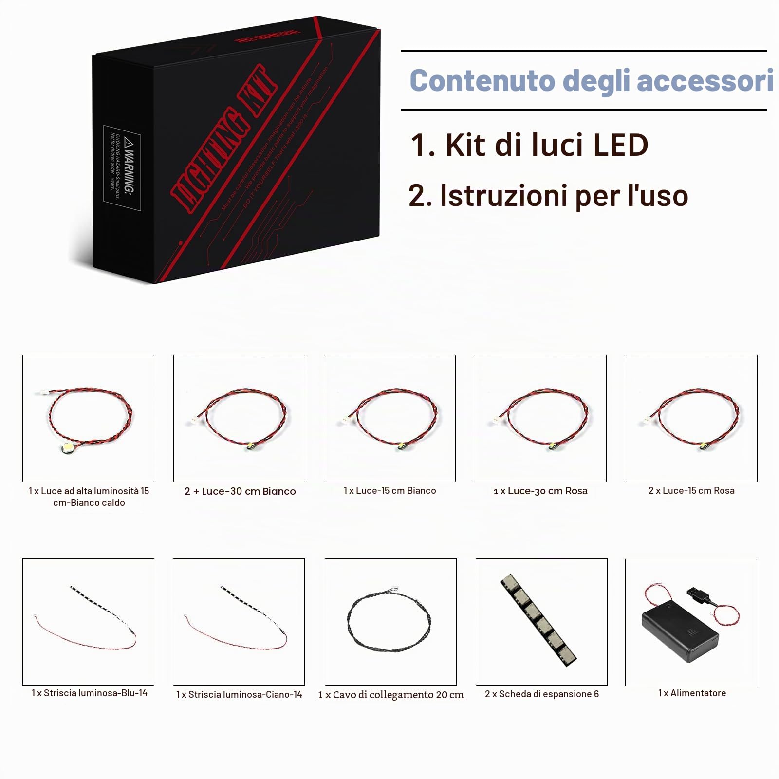 BrickBling Set di luci a LED per Lego 10311 Icons Orchidee (nessun modello Lego incluso, Fiore Adulto Botanical Collection Home Decor-versione classica