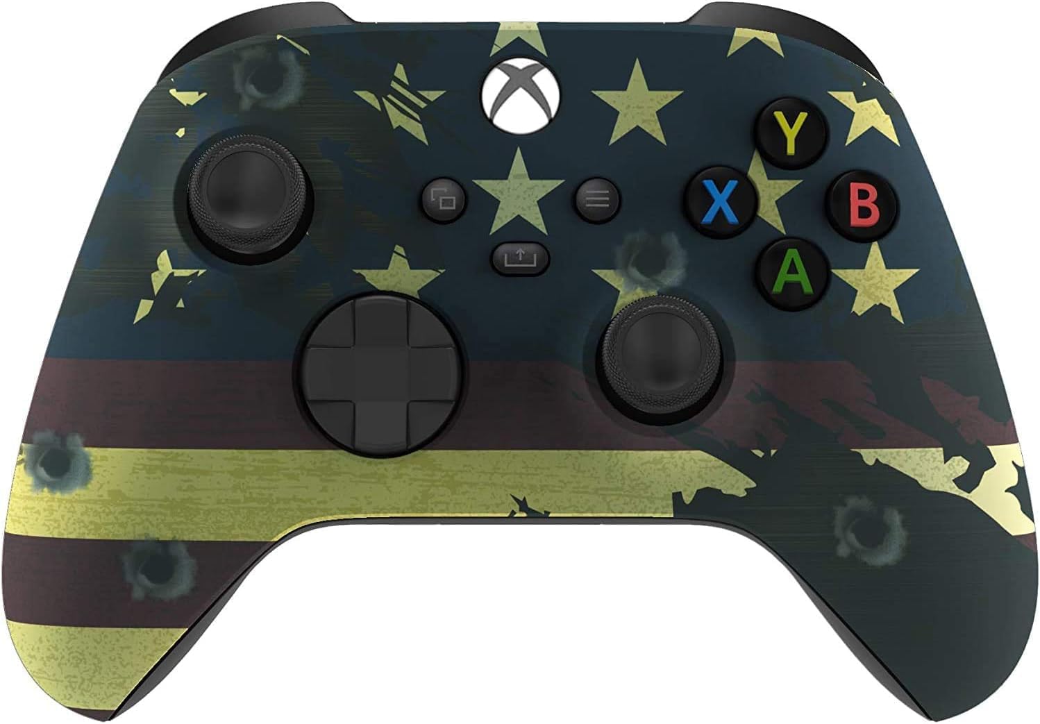 Manette de jeu personnalisée pour Xbox One - Soft Touch - Coque souple pour Comfort Grip X - Microsoft Xbox 1 (drapeau)