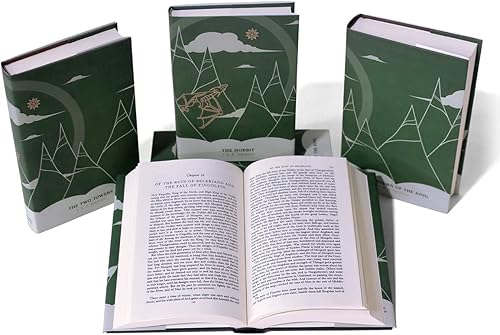 Miniatura 6 de Juniper Books - El Señor de los Anillos - Juego de 5 libros de volumen - Diseño de portada personalizada para la colección J.R.R. Tolkien