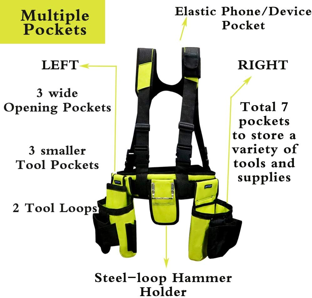 Buy 1 get 1 🔥 BHTOP Tool Belt Bag (Gree) New Product BHTOP Tool Belt Bag (Gree)