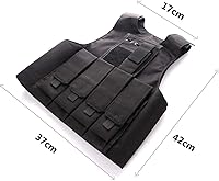 Vista 2 de Toyfun - Kit de chalecos tácticos para niños, Chaleco de combate Woodland, Camo de asalto Estilo Ejército/Militar/Policía, ajustable y multicolor