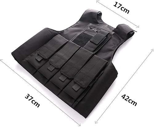 Miniatura 4 de Toyfun - Kit de chalecos tácticos para niños, Chaleco de combate Woodland, Camo de asalto Estilo EjércitoMilitarPolicía, ajustable y multicolor,