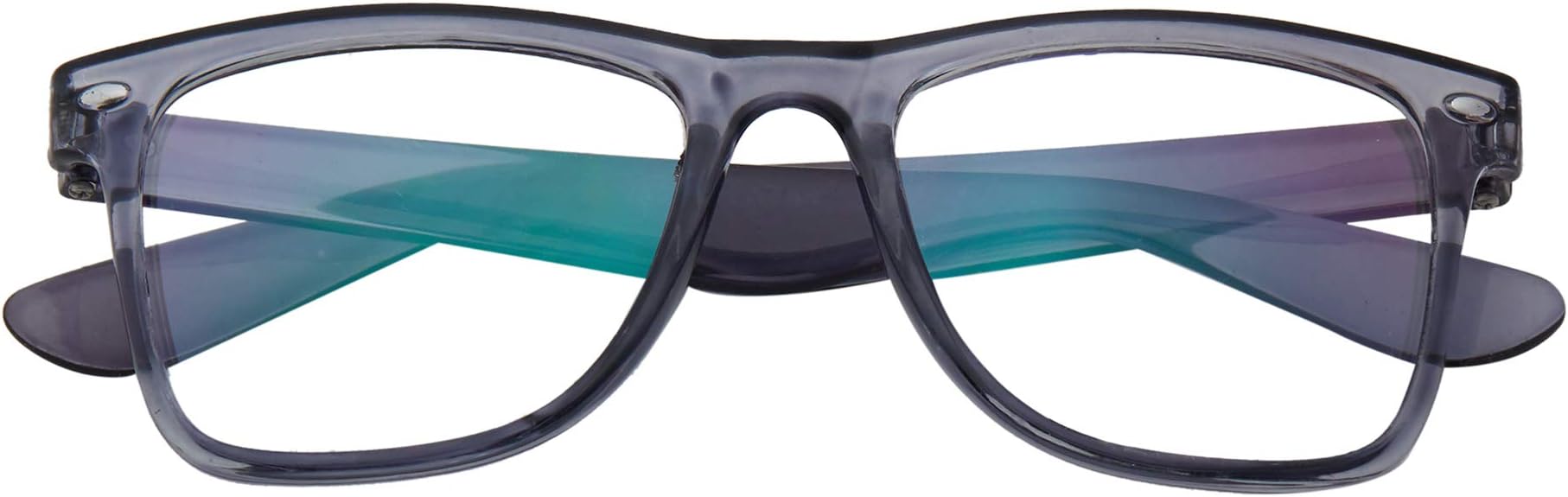 Vast® Blue Cut Computer Glasses for Eye Protection | Zero Power, Anti Glare & Blue Light Filter Glasses | UV Protection Specs for Men & Women |TR90 Plastic Frames & CR39 Blue Cut Lens (Transparent)