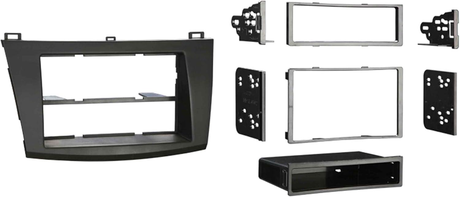 Metra Electronics 99-7514b 2010 and Up Mazda 3 Single or Double DIN Installation Kit