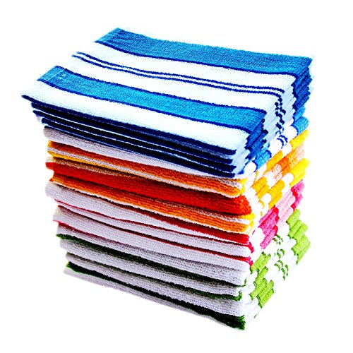Image of Sapce Fly 100% Cotton 450GSM Gym Workout and Yoga Hand Towels (Multi Color) (Set of 6)