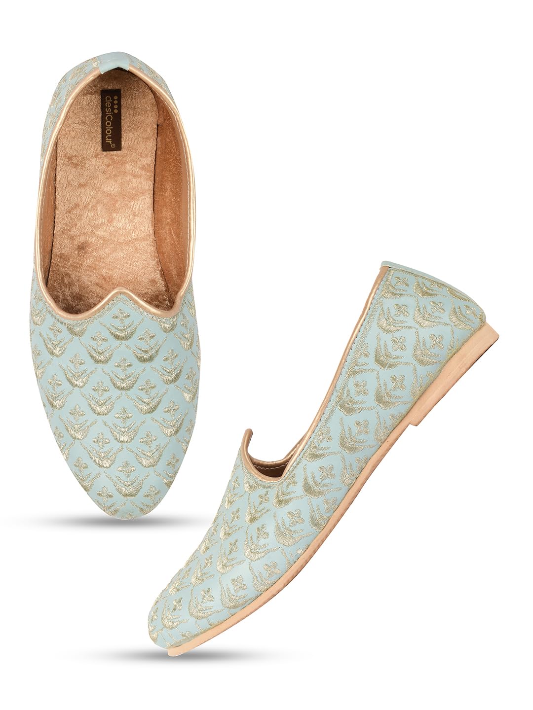 DESI COLOUR Men Mojari/Sherwani/Loafer Ethnic Footwear Punjabi Jutti- Wedding Designer Collection (Sky Blue, Numeric_10) NF (Numeric_6) (B0C8DLYP79) Amazon Price History, Amazon Price Tracker