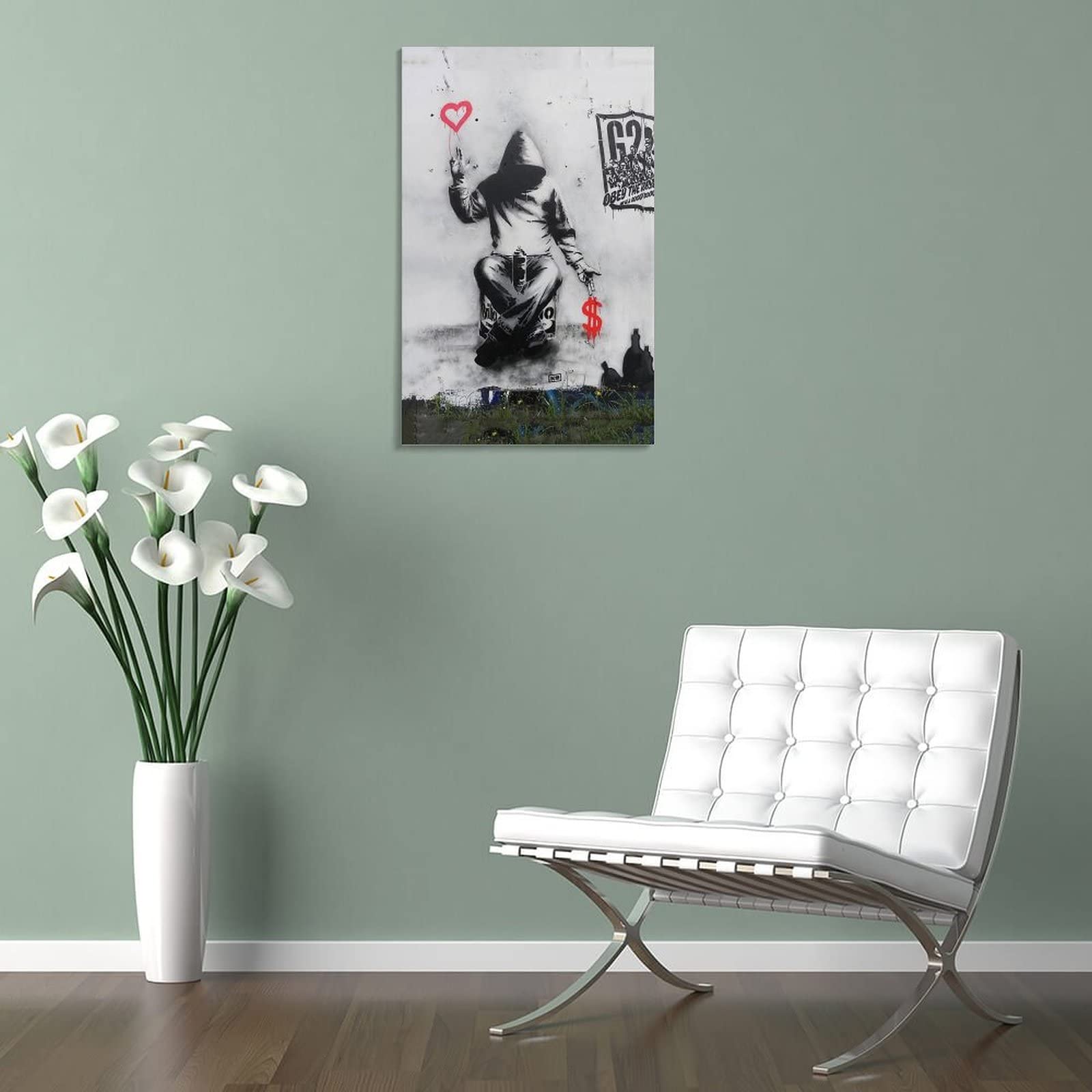 Amazon.co.jp: Banksy バンクシー 【愛とお金】 ポスター ホーム