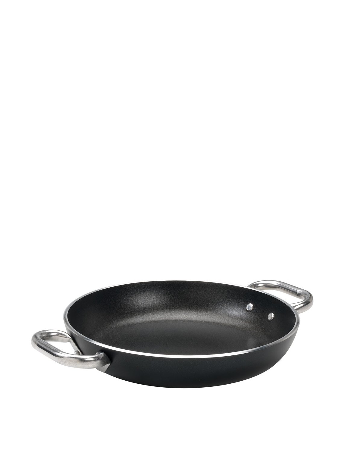 Pentole Agnelli Aluminium Black Cristal Omelette Pan 5 Mm. Thick, Diameter 32 Cm.
