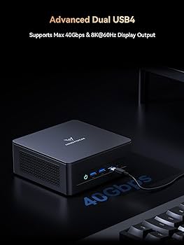 MINIS FORUMUM690 Pro Mini PC AMD Ryzen 9 6900HX, 8C/16T, do