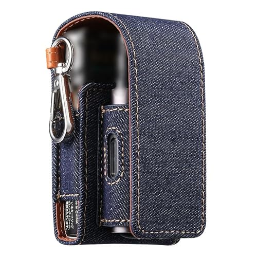 KOOLRIVER�EFor Ploom with2 �P�[�X �J�o�[ PU���U�[ �f�j���� �J���r�i�t�� �^�o�R���[ ���[ �d�q���΂� �d�q�^�o�R �ی�P�[�X For �v���[�� �E�B�Y2 �[�d�Ή�(�_�[�N�u���[)