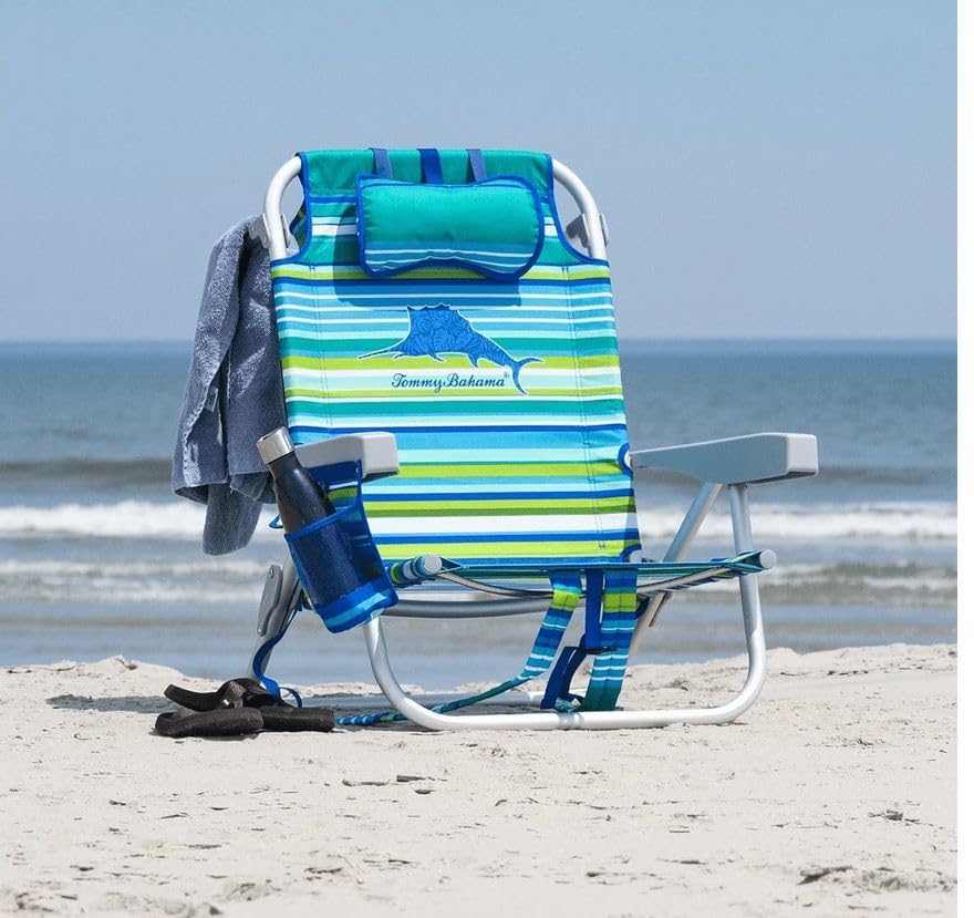 Tommy Bahama Tecnolife Strandstuhl mit grünen Streifen Modell 2026