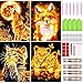 Diamond Painting Set, Xins-Yonha 4er Tiere Diamant Painting Bilder: Katze Tiger Fuchs Wolf, 5D DIY Diamant Malerei Kinder Erwachsene Daiments Painting Bilder für Home Wall Décor(30×40cm)