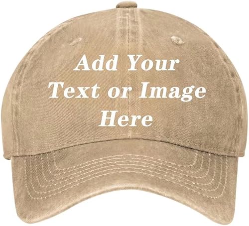 Miniatura 7 de Sombrero de béisbol personalizado, logotipo de texto, foto, ajustable, gorra para papá, viseras para hombre