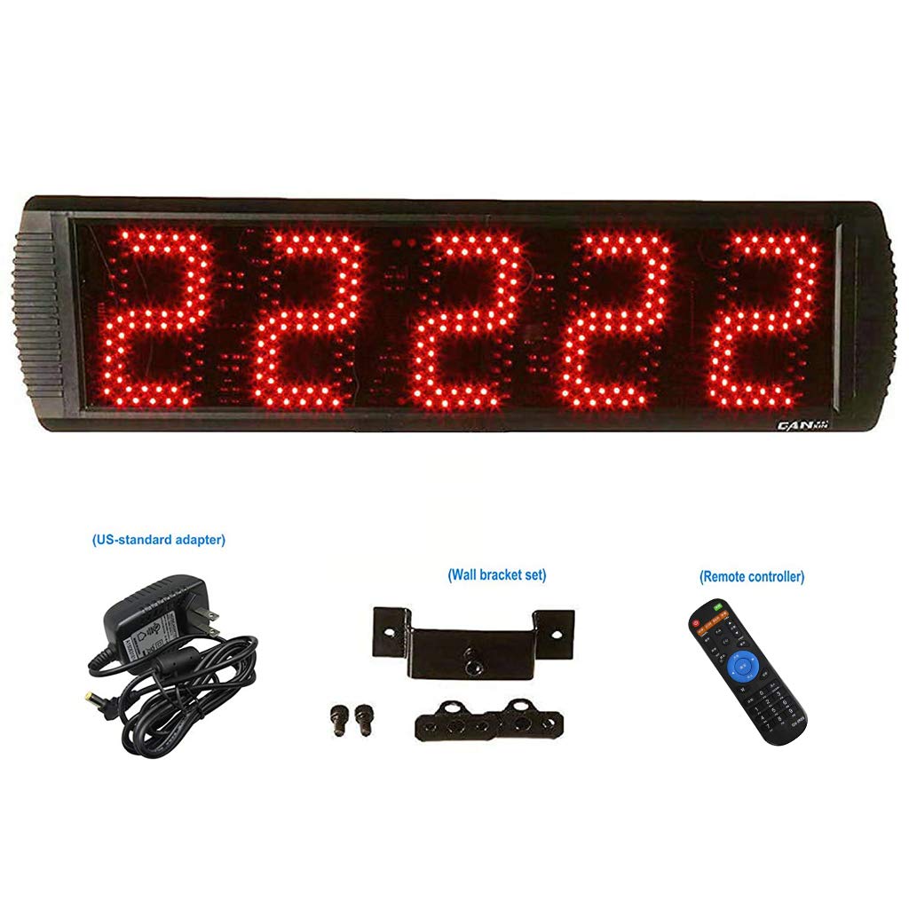 GAN XIN AppControl 5'' High 5 Digits LED Race Clock with Tripod for