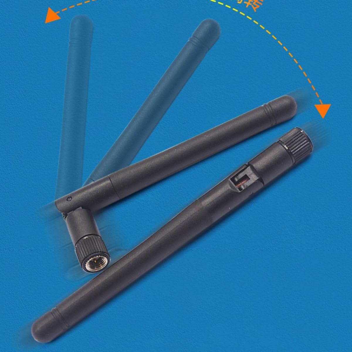 antena WiFi, 2,4 G, 3 DBi, wtyczka RP-SMA, antena zapasowa, sk?adana antena do kamery bezpieczeństwa do routera WiFi, bezprzewodowa karta sieciowa, adapter USB, monitoring wideo
