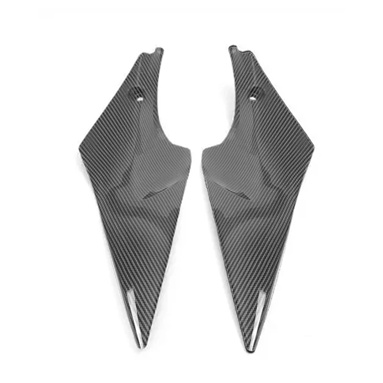Spoiler anteriore moto Per Suzuki Per GSXR600 Per GSXR750 GSXR 600 750 K6 K7 2006 2007 Copertura Laterale Serbatoio Benzina Moto Pannelli Carenatura(Carbon Fiber Look)