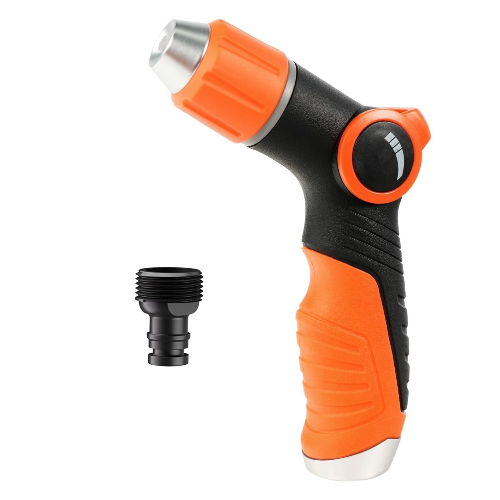 Lcvzxcfkx Lightorange Nozzle Sprayer Water Hose Nozzle With 4 Patterns Adjustable