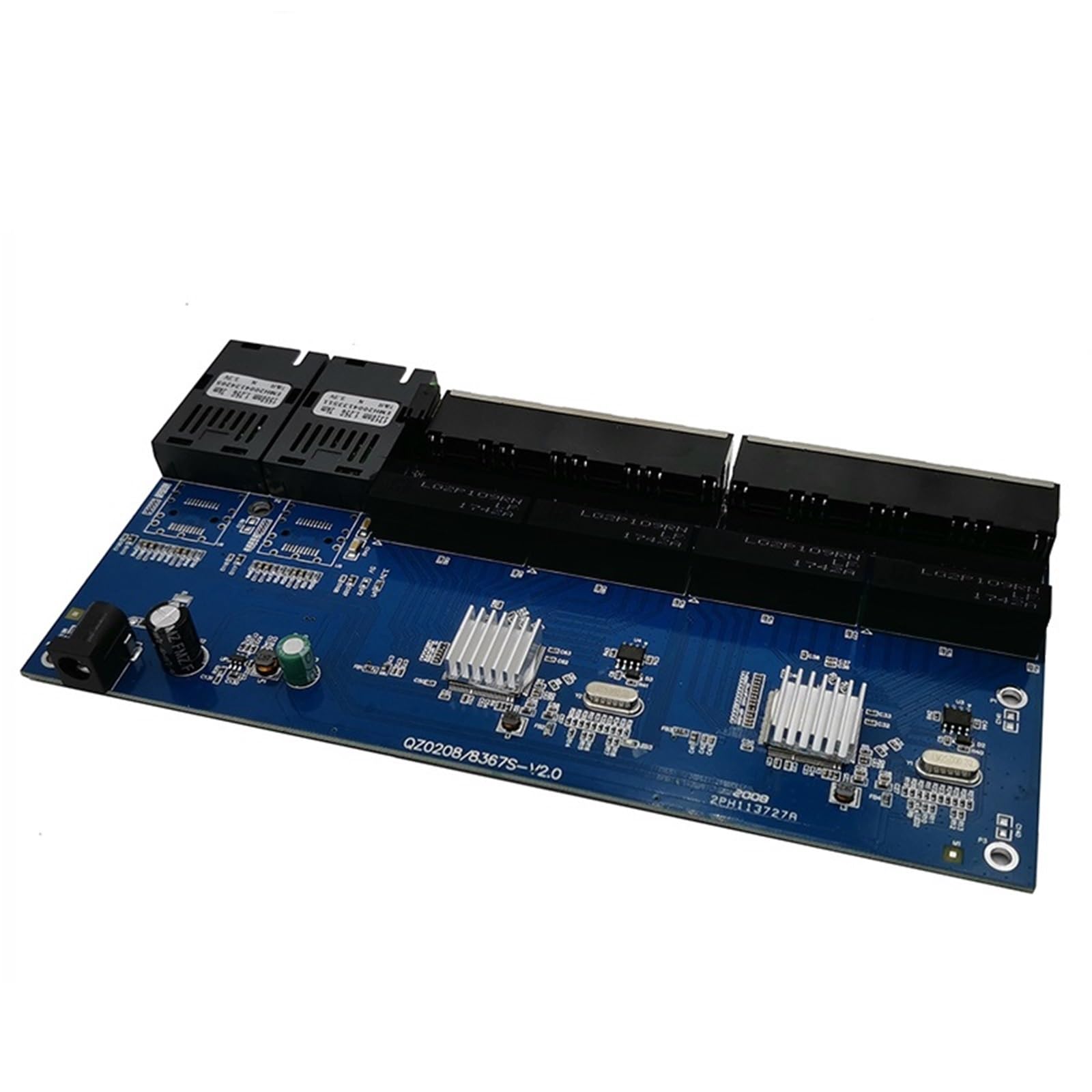 Commutateur Gigabit Ethernet Convertisseur de média Fibre Optique Port Fibre 10/100/1000M(Without Power Supply)
