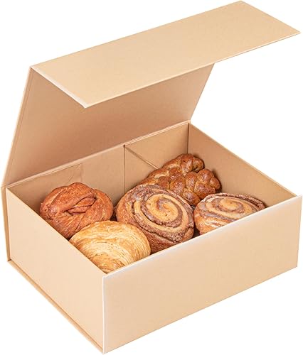 Restaurantware Cajas de regalo magnéticas de 10.5 x 8 x 4 pulgadas, 10 cajas de regalo plegables resistentes – para propuestas de padrino y dama de
