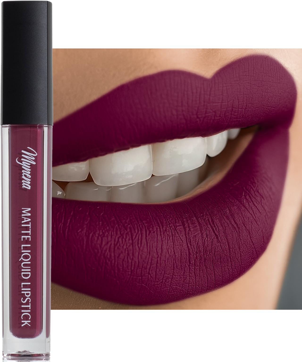 Deep Berry Purple Matte Liquid Lipstick | Long-Lasting Comfort | Smudge-Proof Transfer-Resistant | Full Coverage Non-Drying | Vegan & Cruelty-Free | All-Day Wear Lip Color | Viola